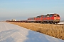 Krupp 5306 - DB Autozug "218 313-5"
11.02.2012 - Niebüll, Bahnübergang TriangelJens Vollertsen